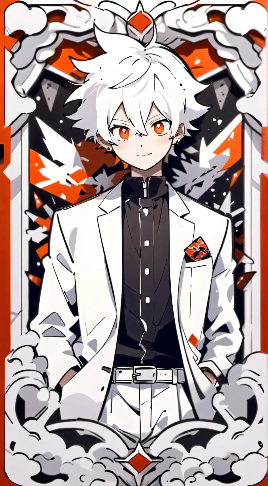 ai character: bakugo background