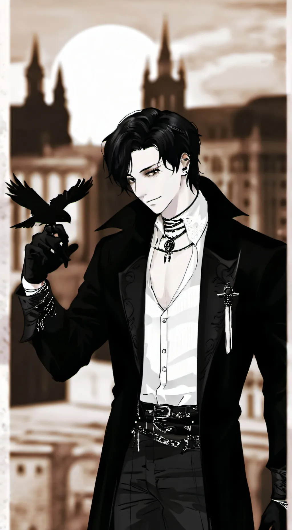 ai character: darksiff background