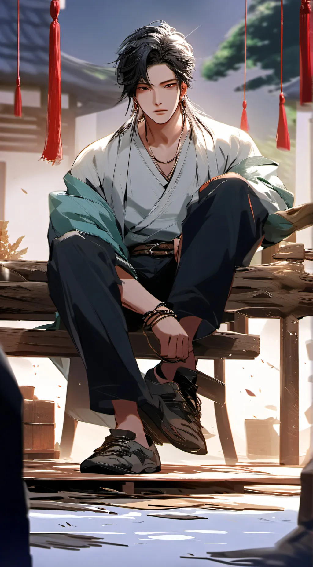 ai character: Ryo background