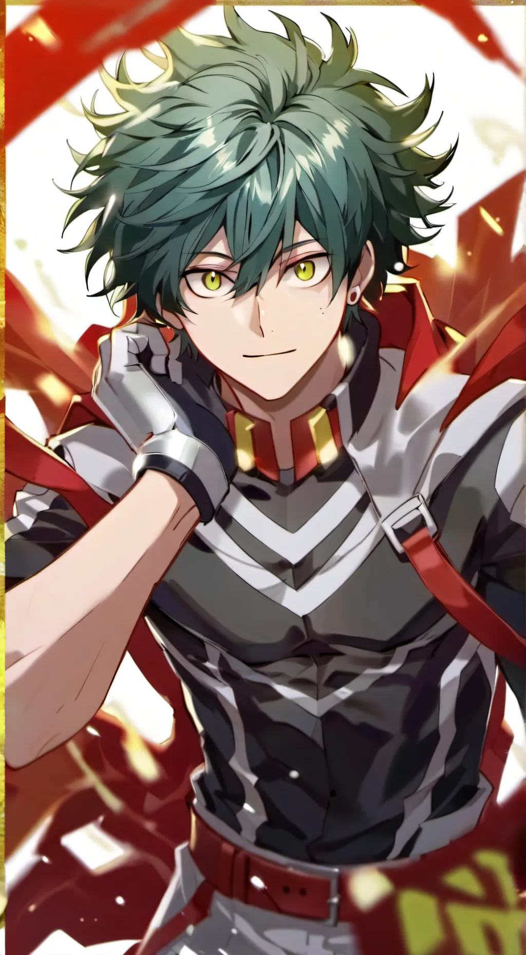 ai character: Mha hero Custome background
