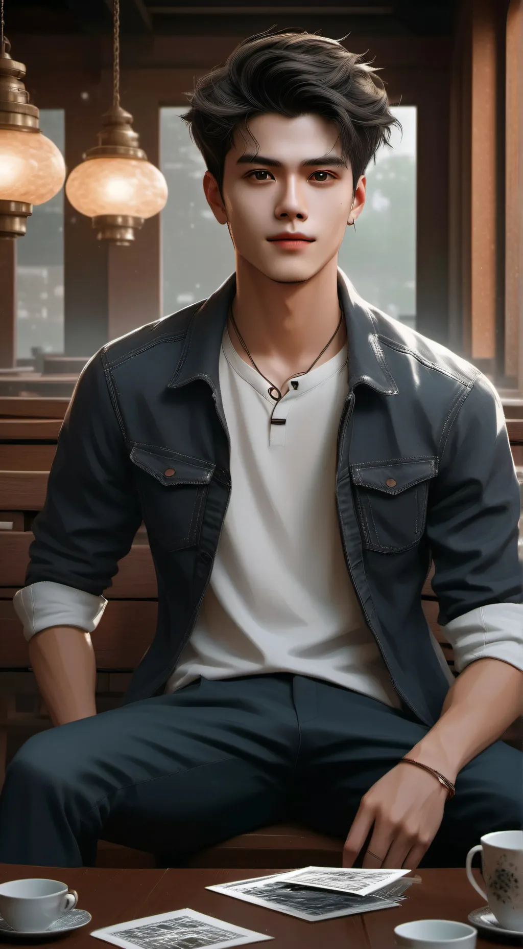 ai character: Tyler  background