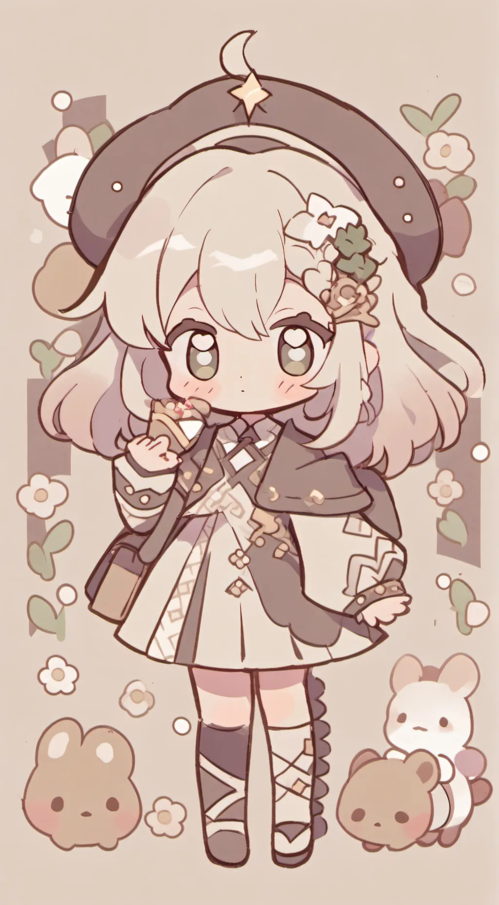 ai character: Lil sis background