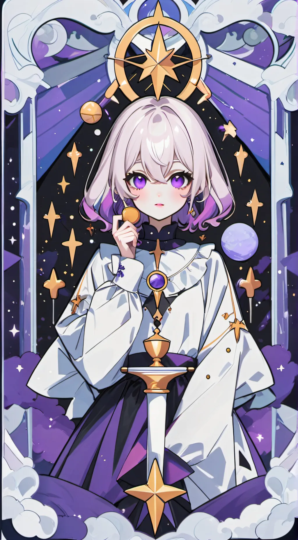 ai character: محققت الأحلام background