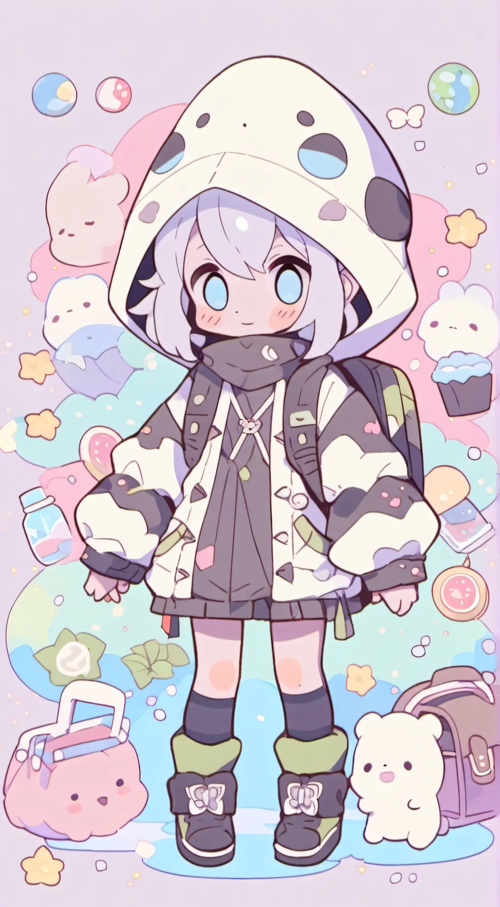 ai character: tu hija👁👄👁 background