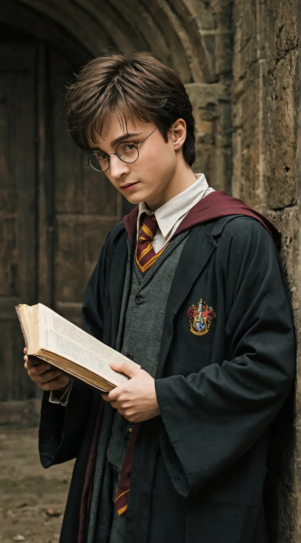 ai character: Potter hogwars background