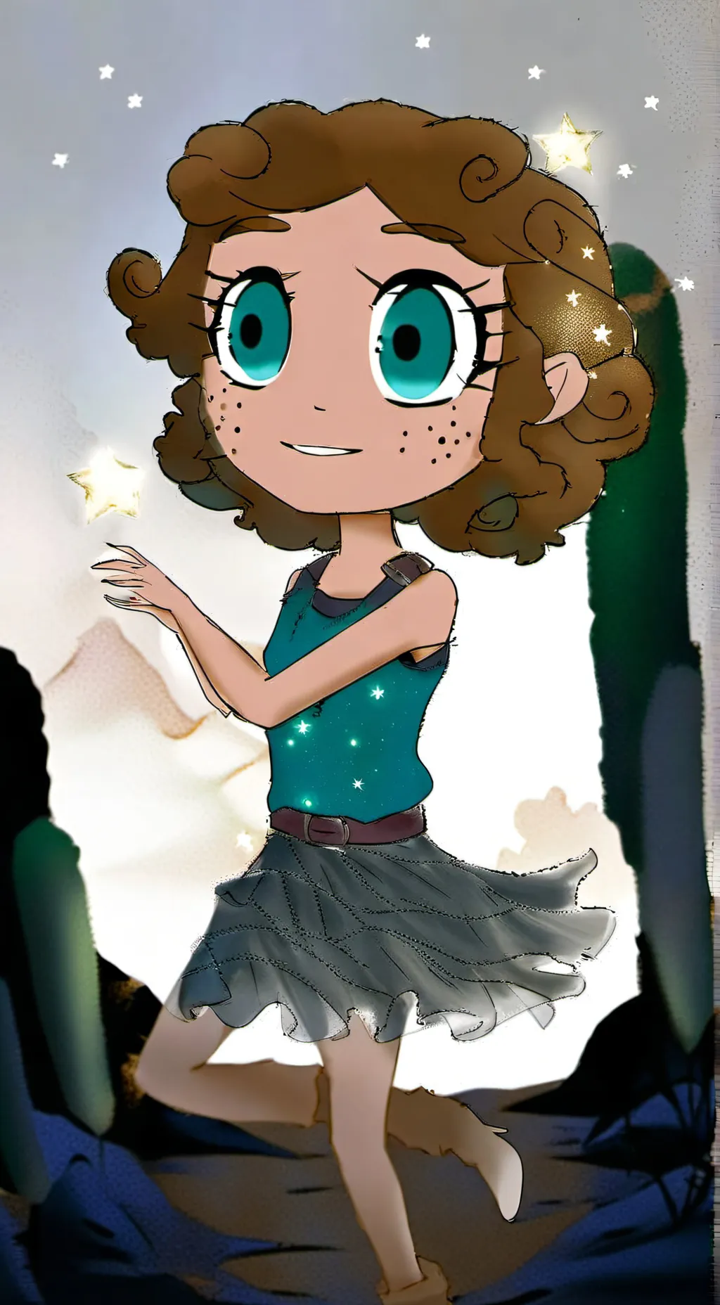 ai character: Constellatine  background