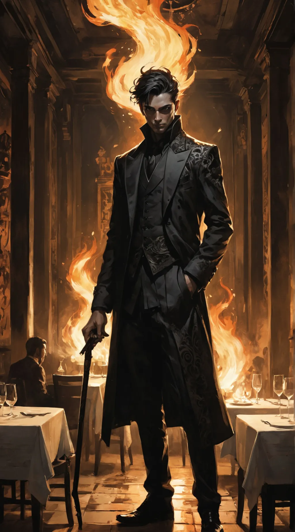 ai character: Lucien background
