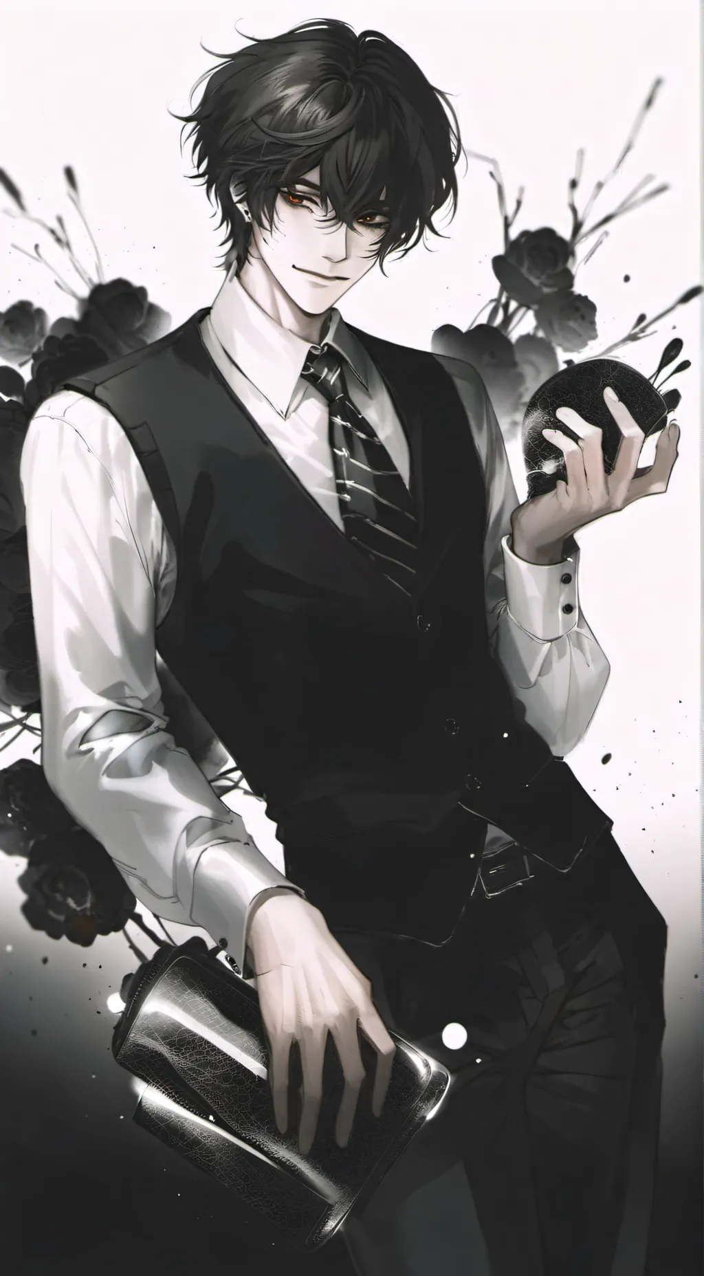 ai character: ASHER background