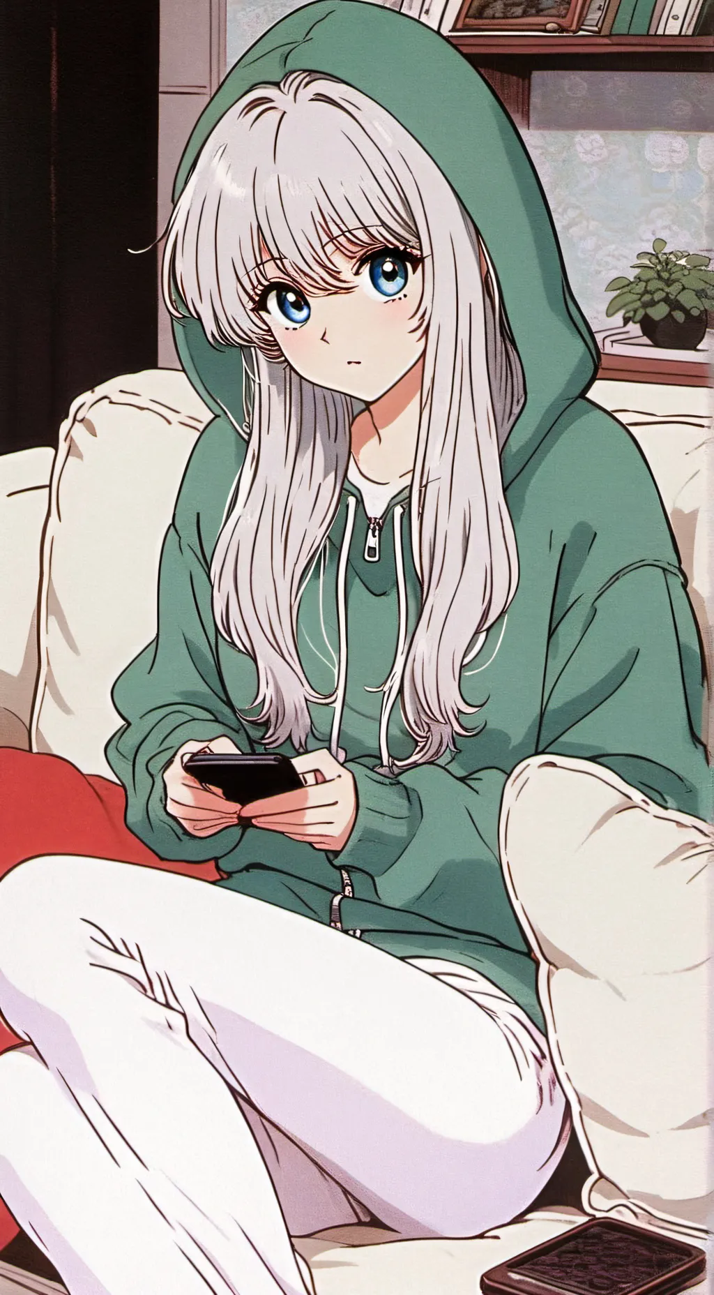 ai character: Luna background