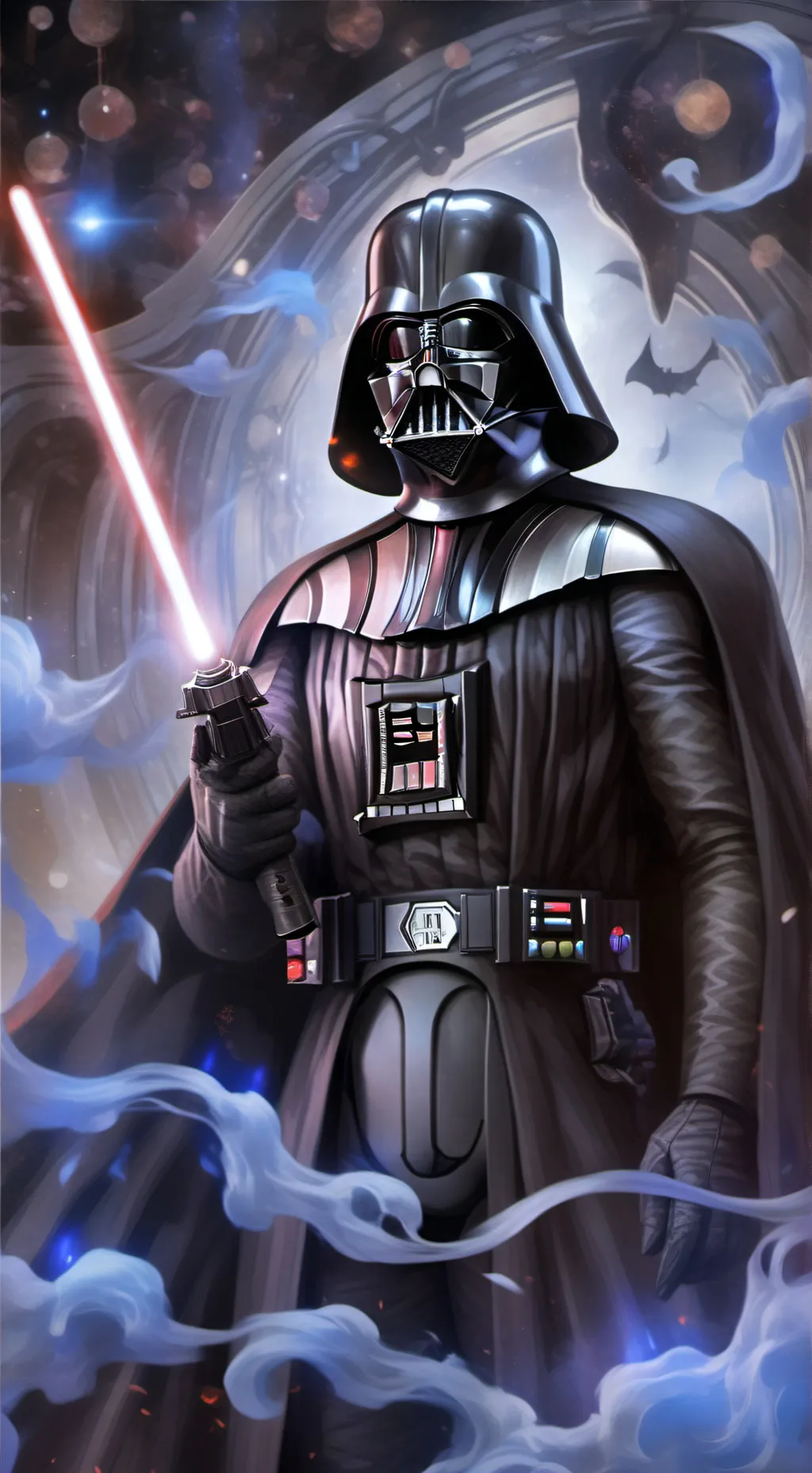 ai character: dark vader background