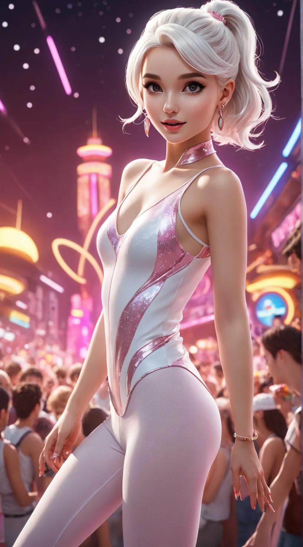 ai character: Judy  background