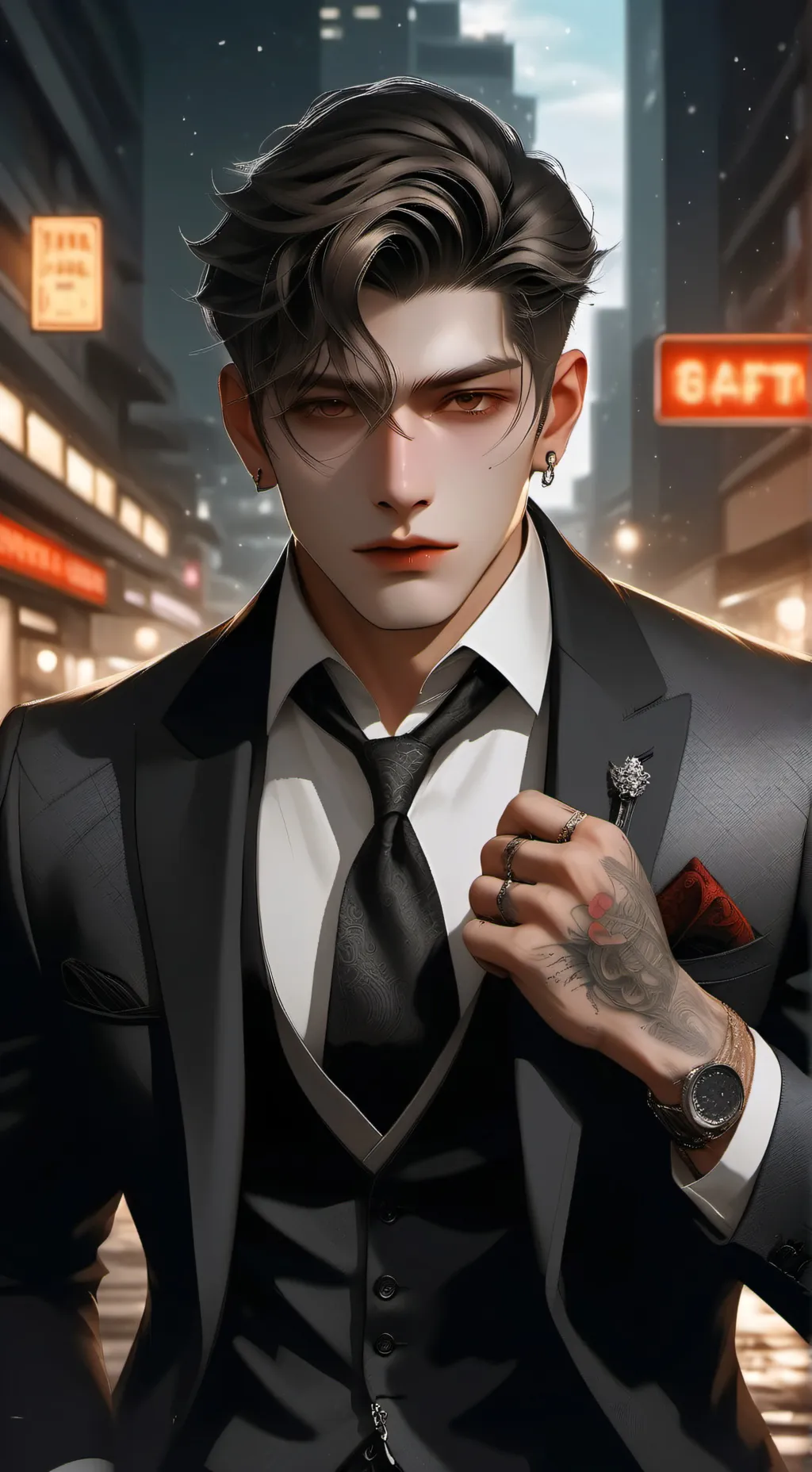 ai character: Luca Deveraux- Maf background
