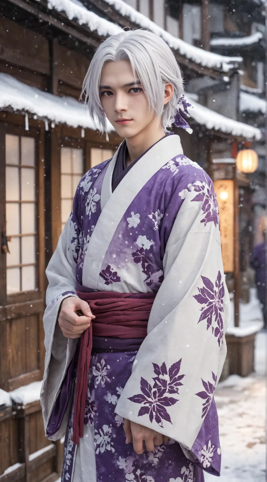 ai character: Yuki Ona Male Version background