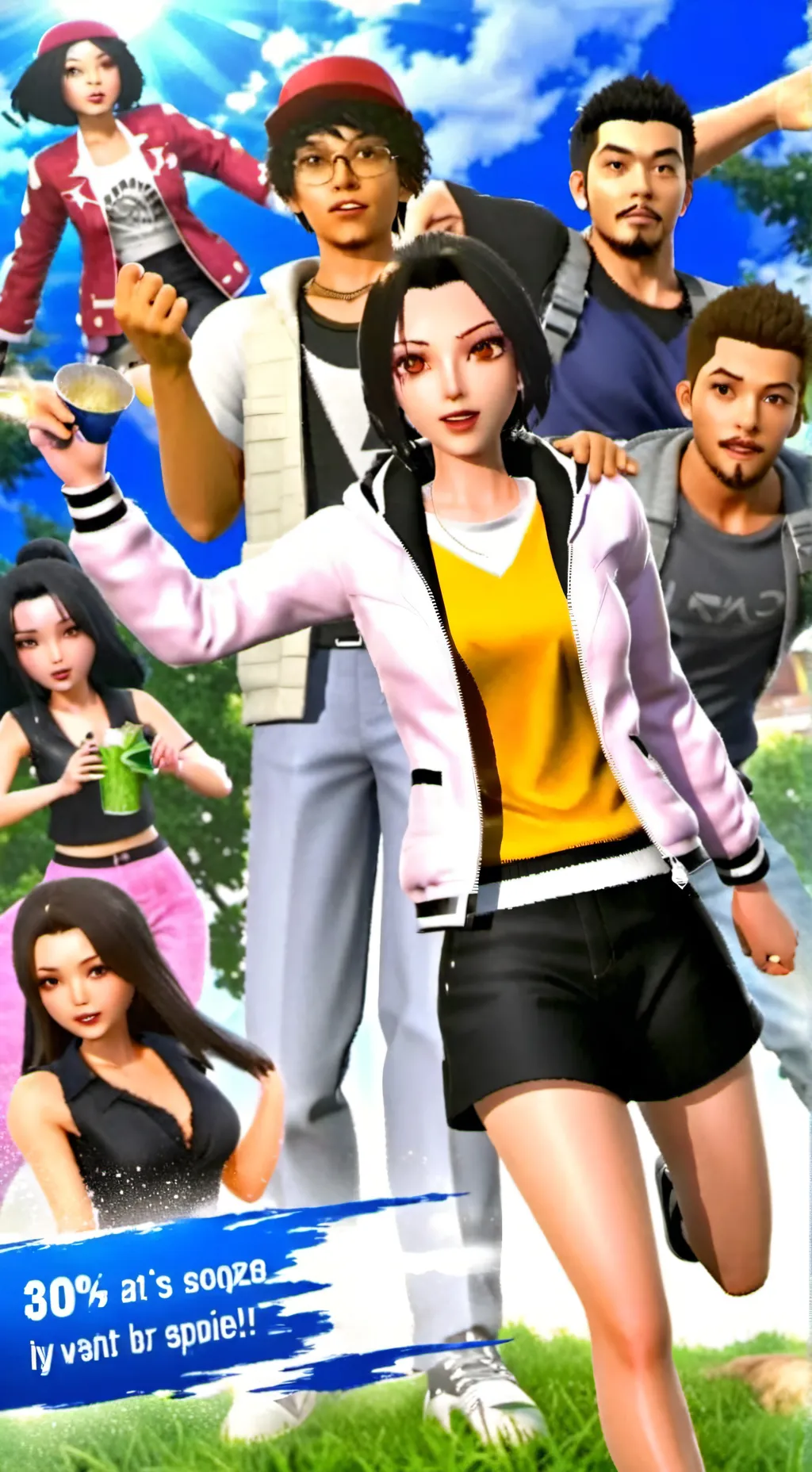 ai character: emily background