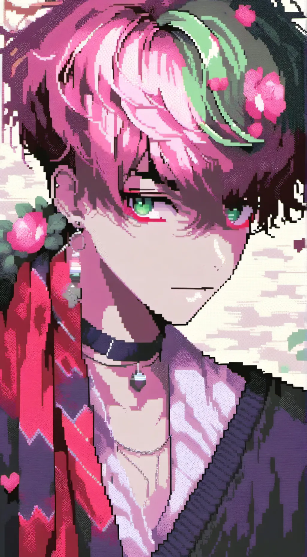 ai character: Améthyste  background