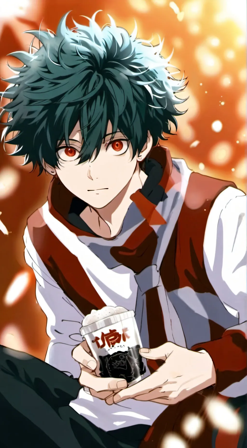 ai character: Mha labubu whit pm background