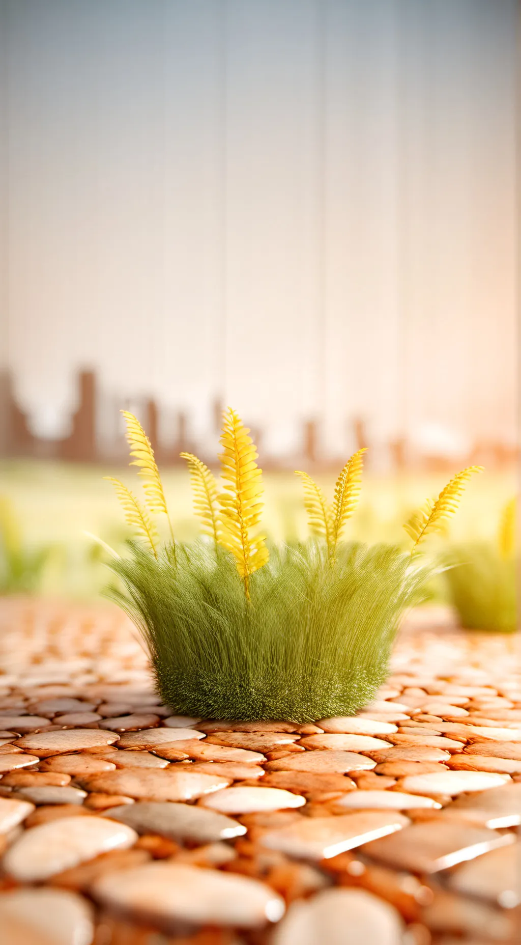 ai character: Grass background