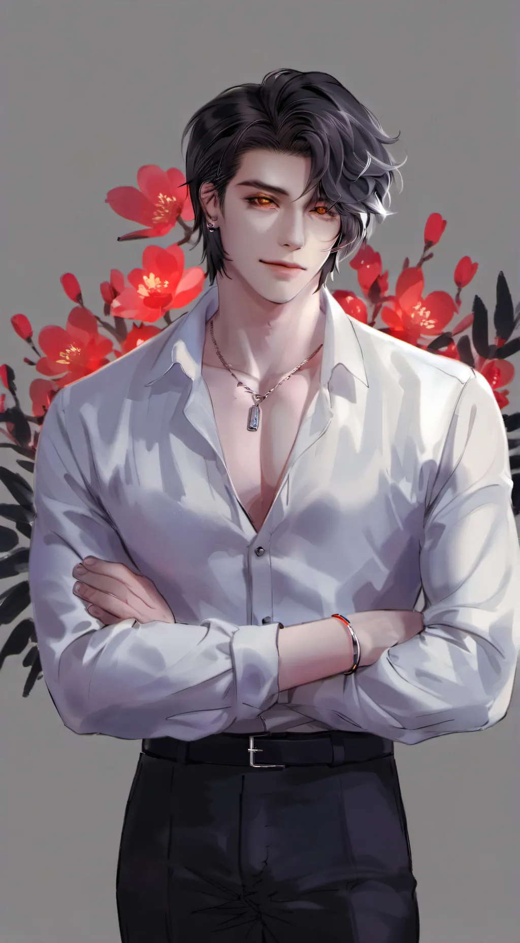 ai character: Nicolas (crush)  background