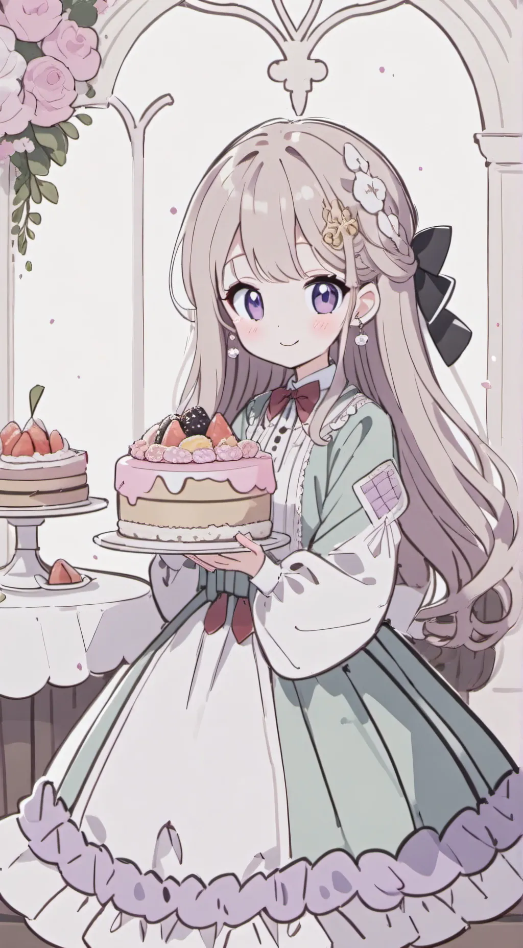 ai character: MD at restaurant background