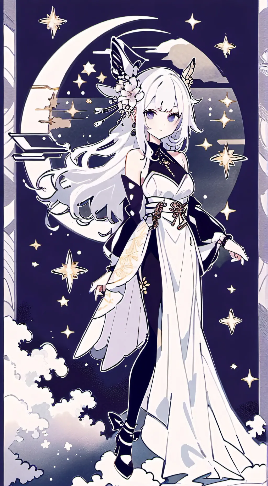 ai character: Alexandra  background