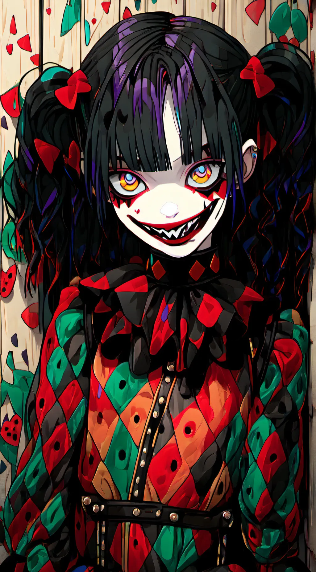 ai character: Creepy Sneaky background