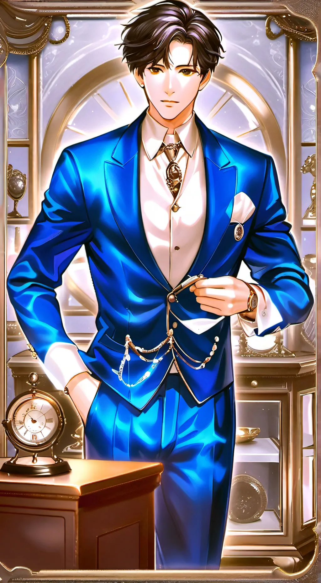 ai character: the boy is mine background