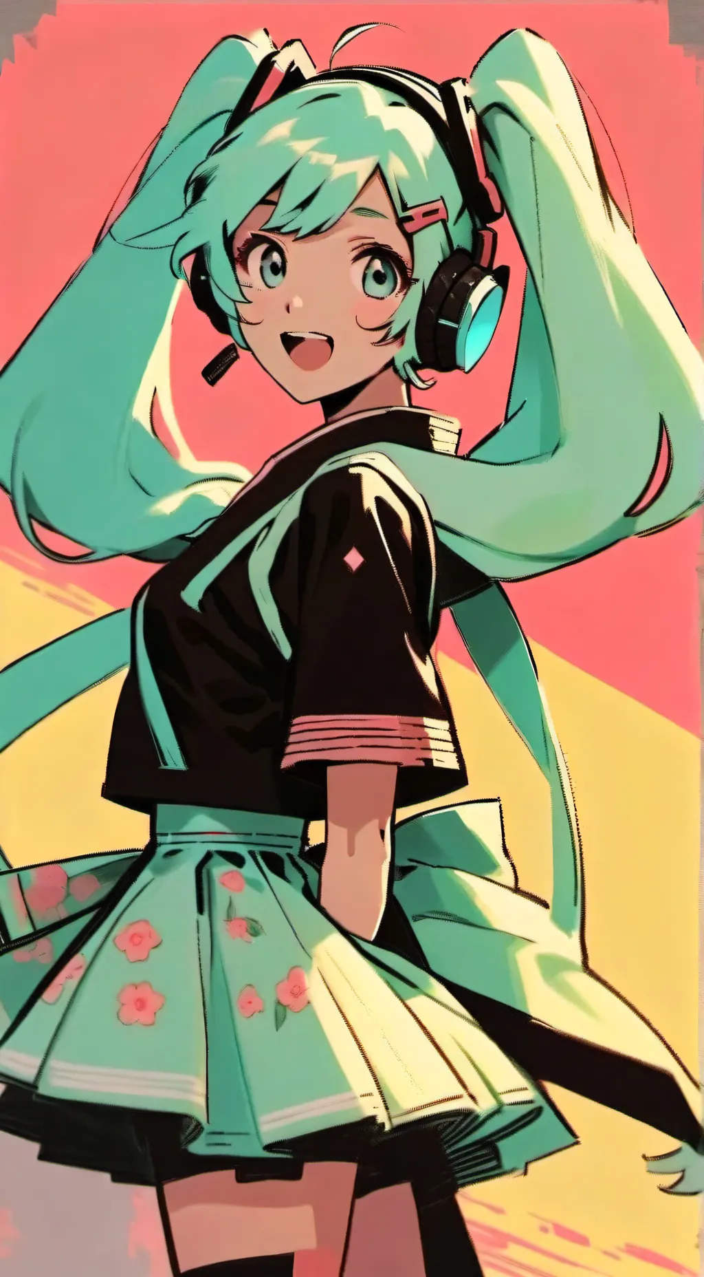 ai character: Vocaloid: Injured! background
