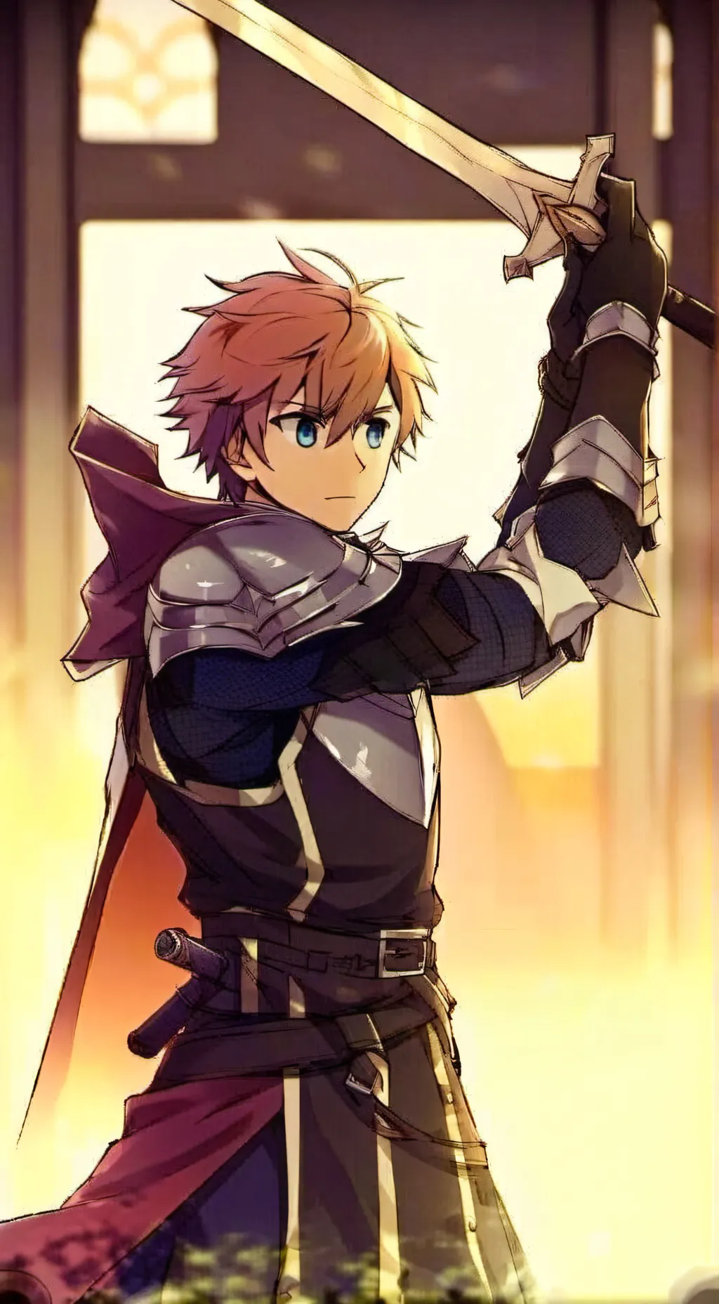 ai character: Ryu Hagane knight🔥 background