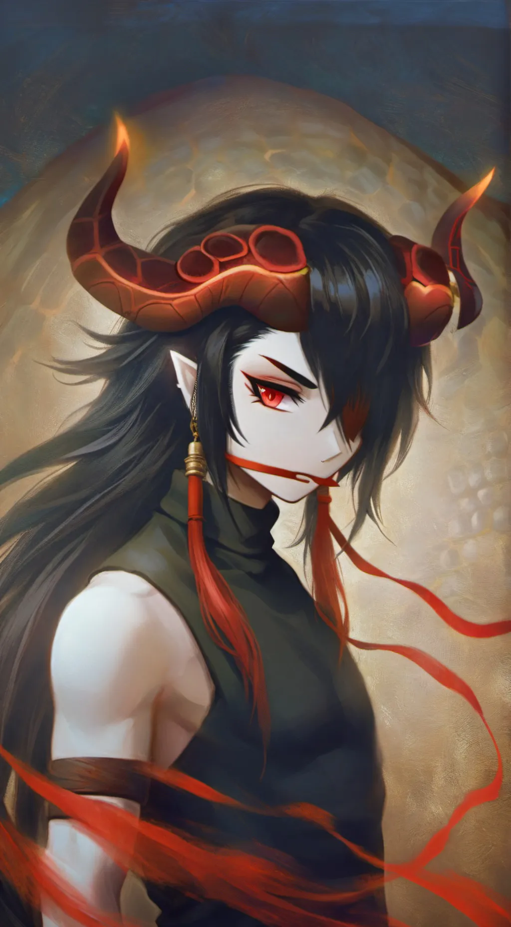 ai character: Kenzo  background