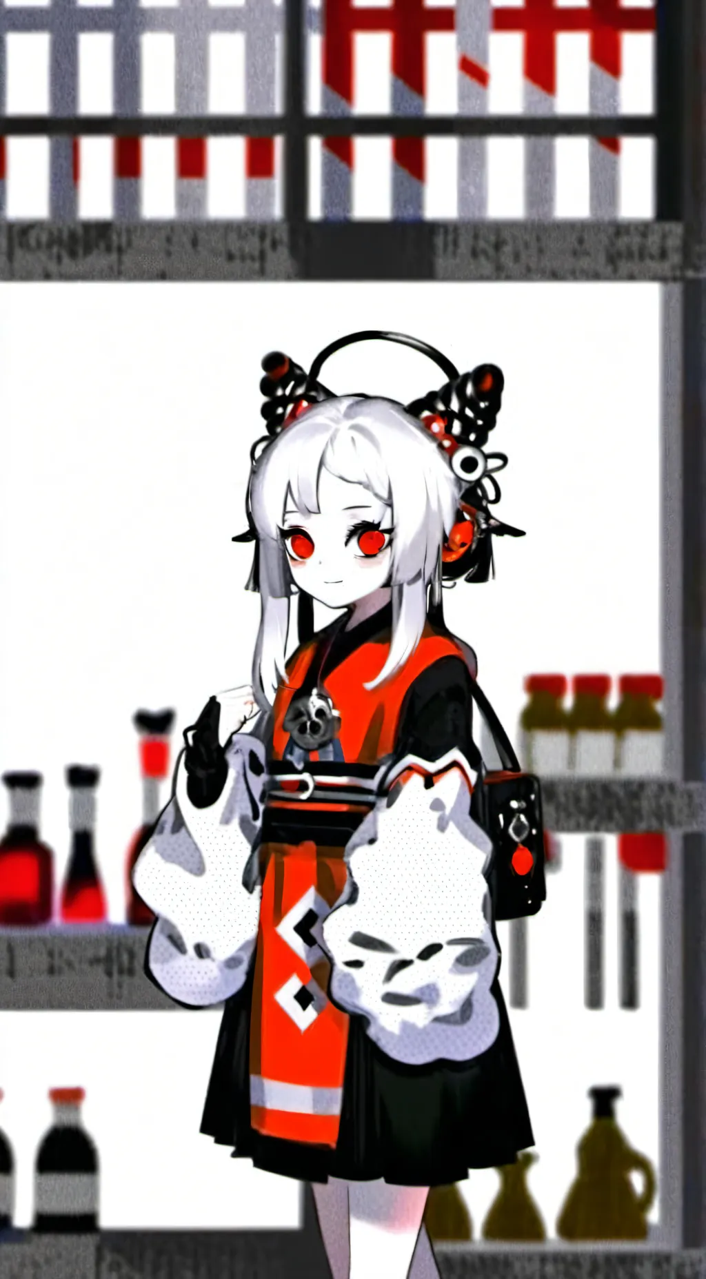 ai character: Store of unsee background