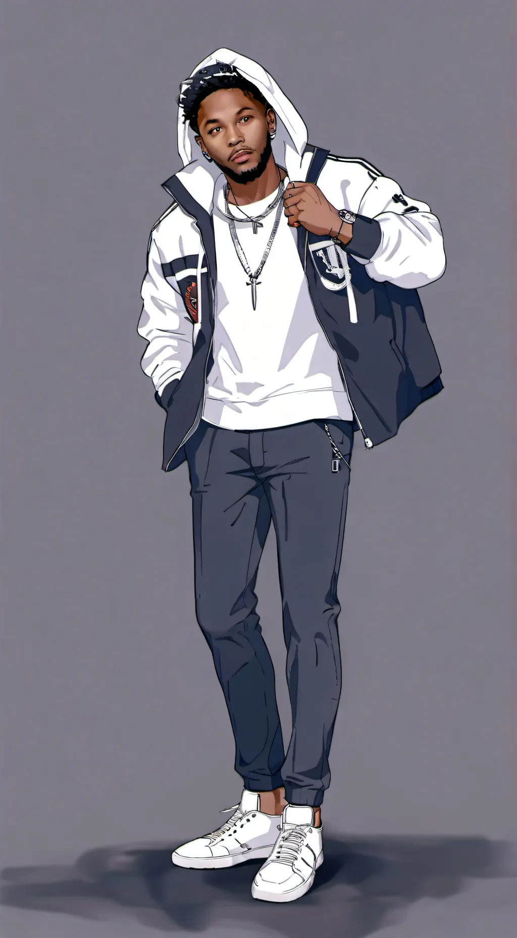 ai character: finish the lyrics background