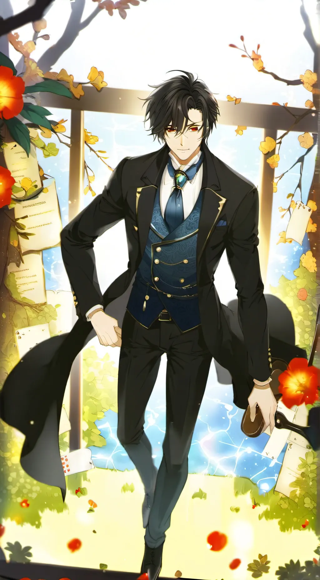 ai character: dw cool background