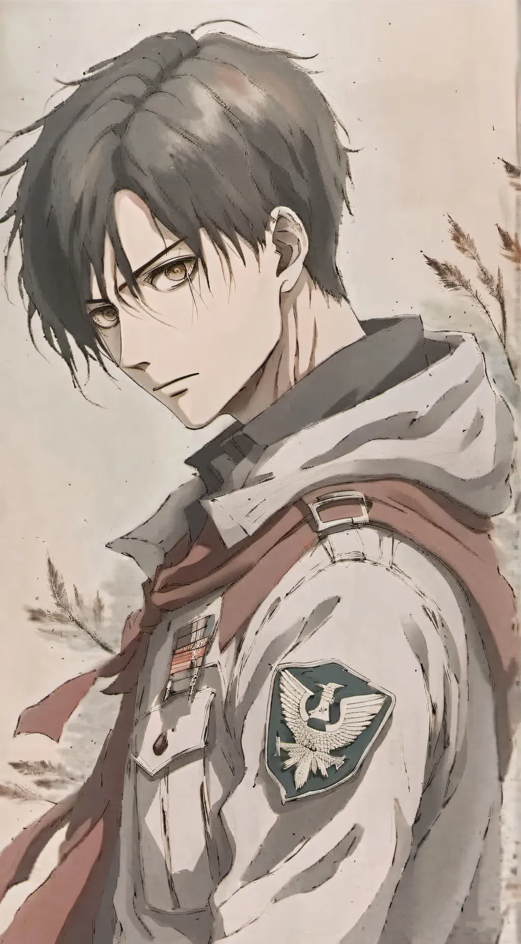 ai character: captain levi background