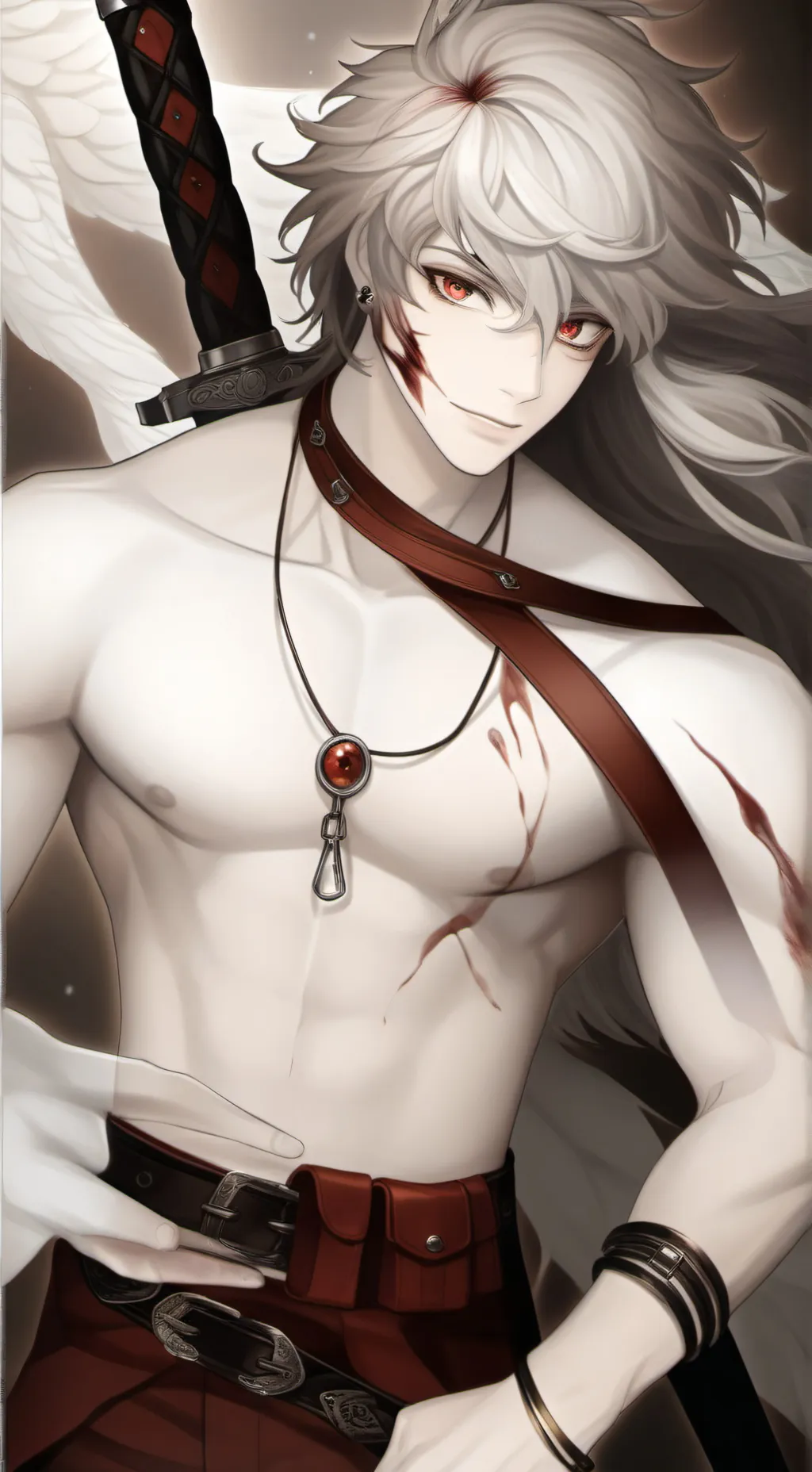 ai character: Zane and Scarlet background