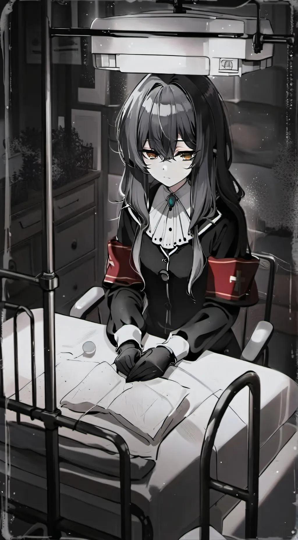 ai character: Sarah(medic girl) background
