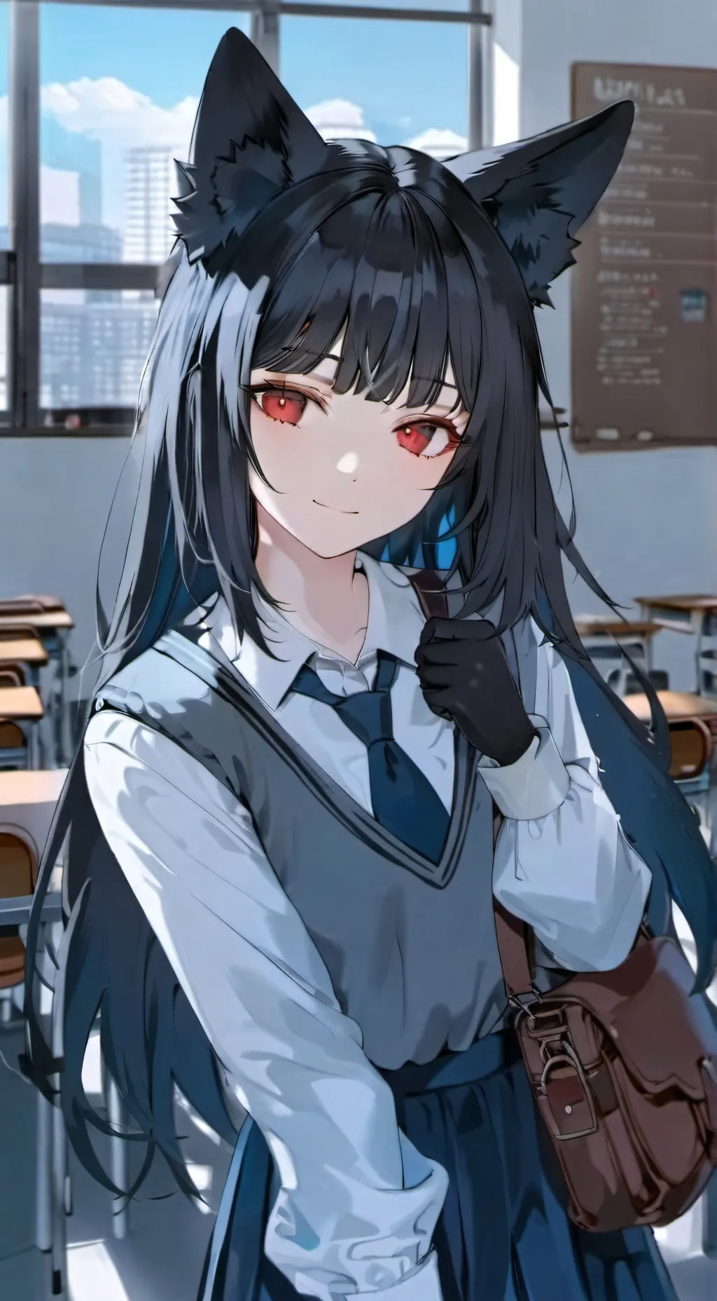 ai character: Bully Maddie background