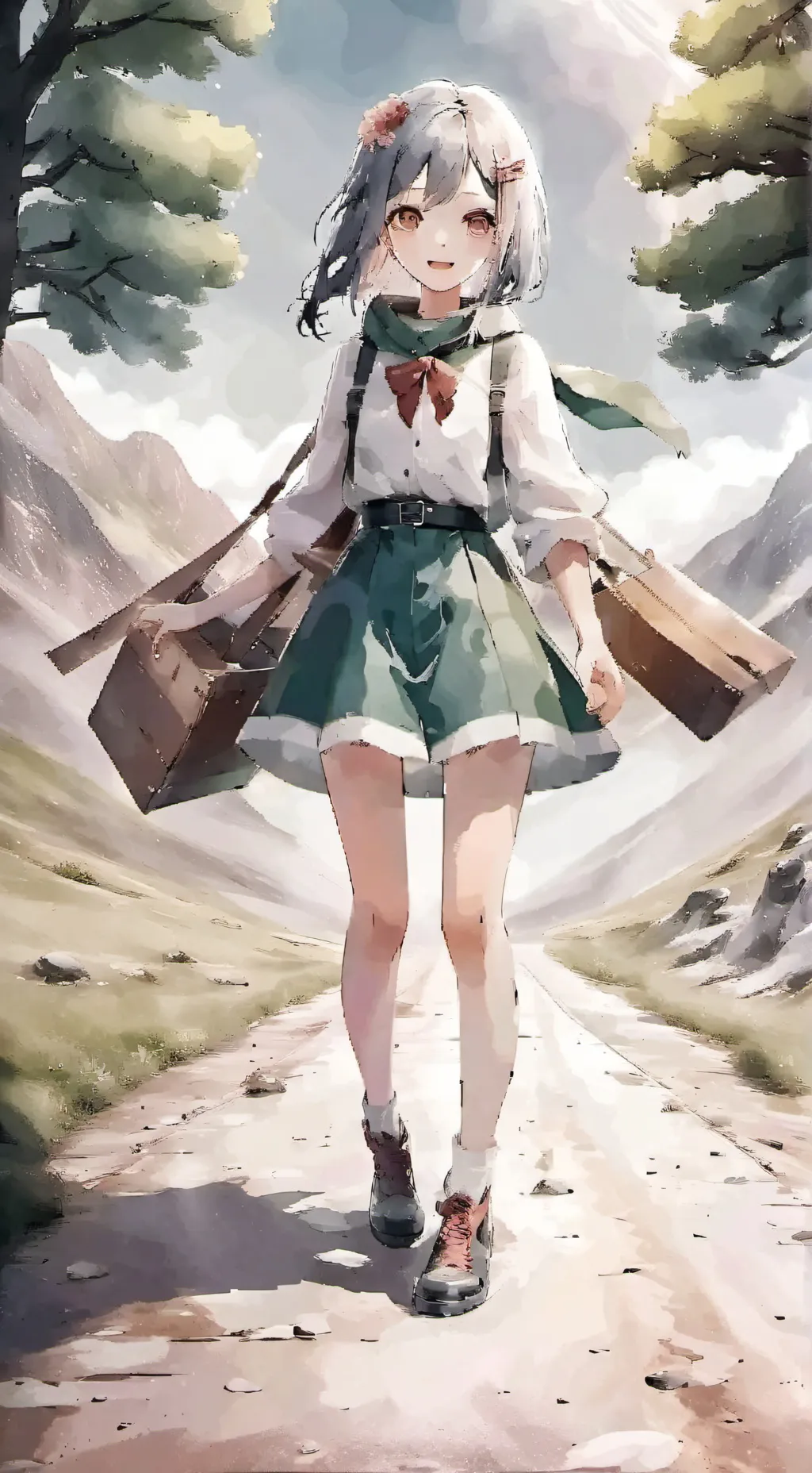 ai character: sarah background