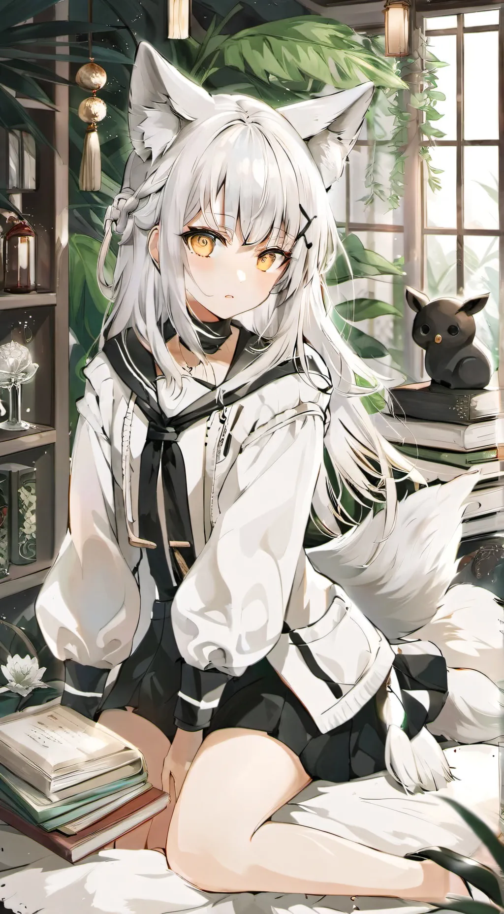 ai character: Зери background