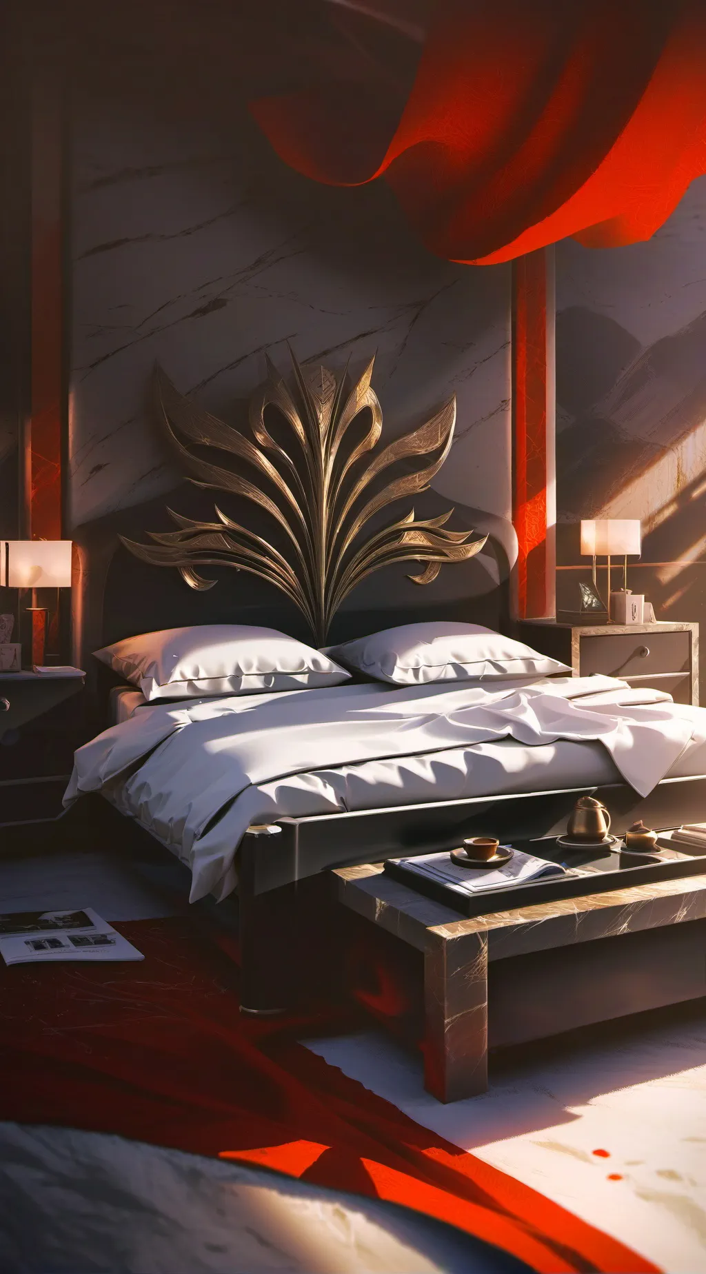 ai character: jjk hotel  background