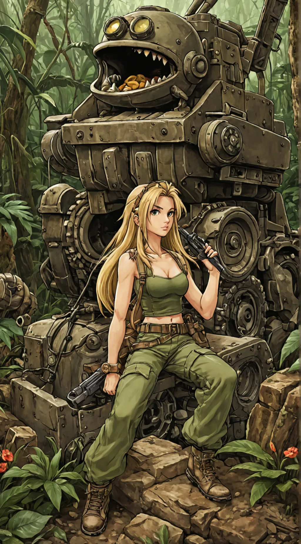 ai character: Erika background