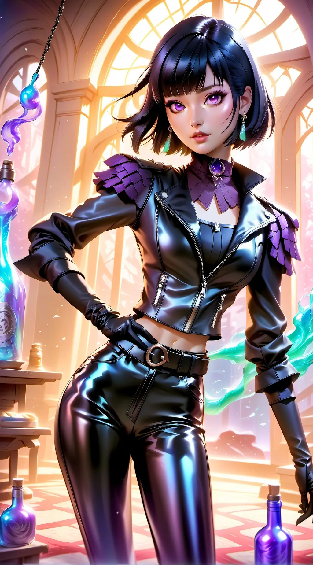 ai character: Aimi Watanabe  background
