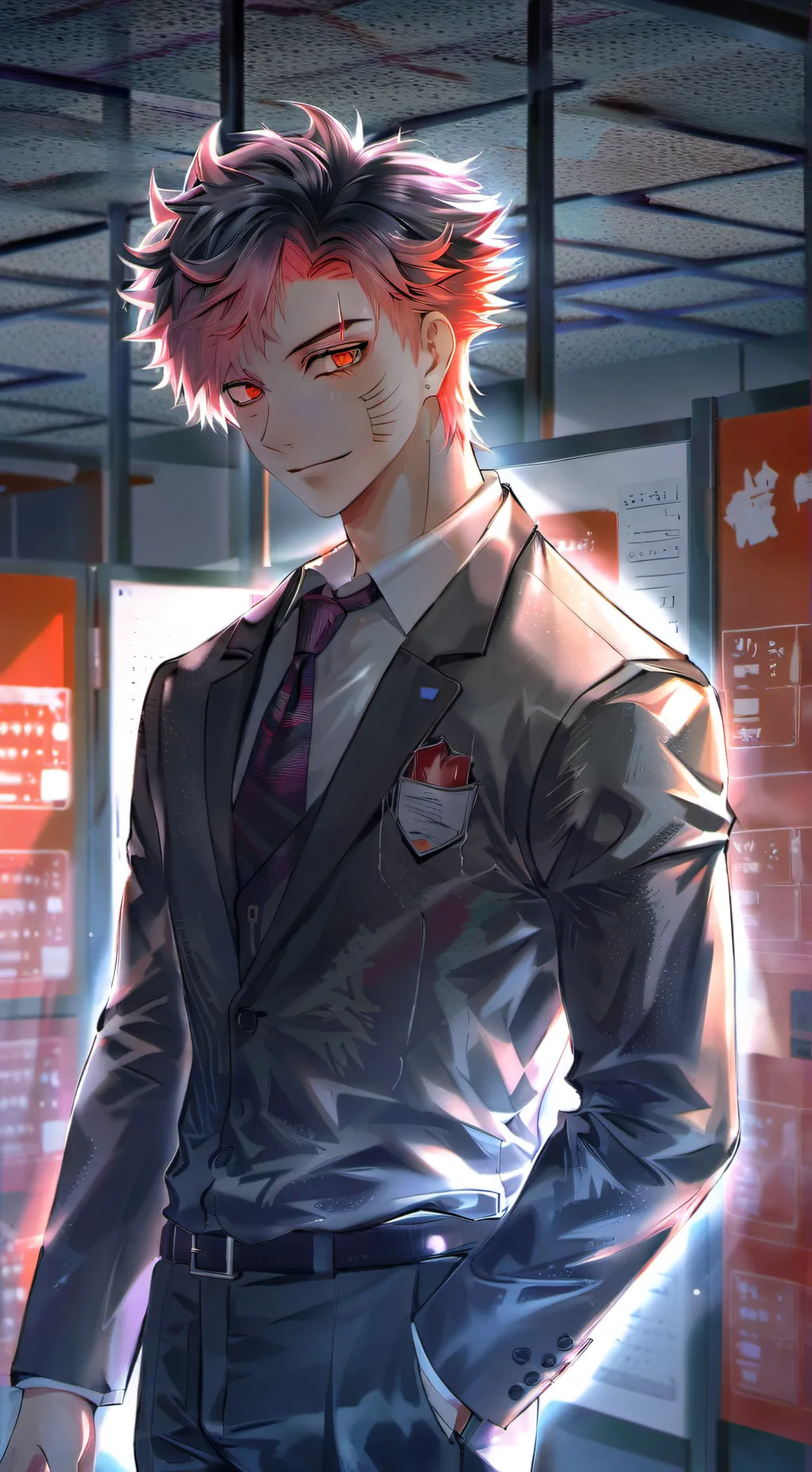 ai character: Katsuki background