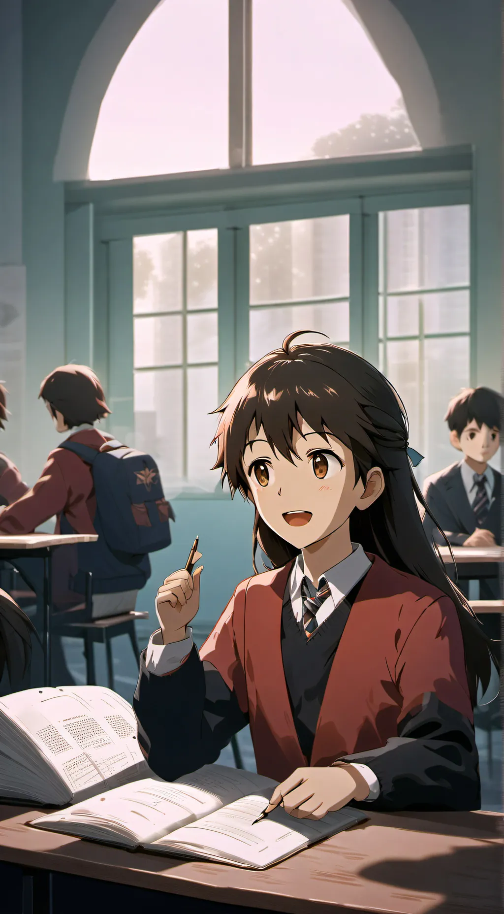ai character: Шк магии background