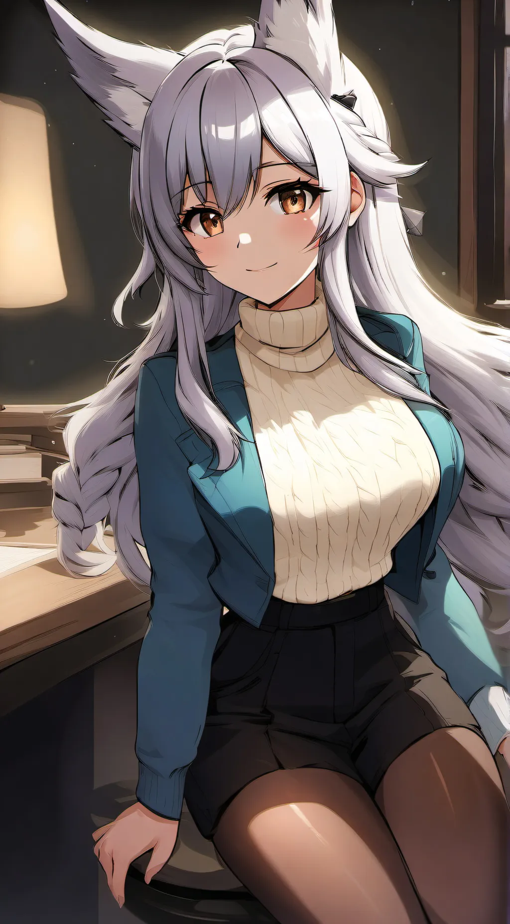 ai character: Miss Alsoomse  background