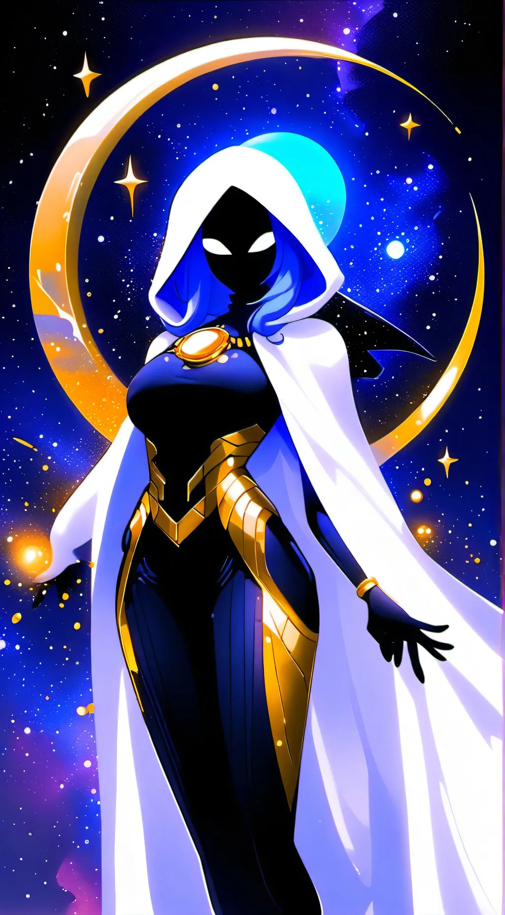 ai character: The White Watcher  background