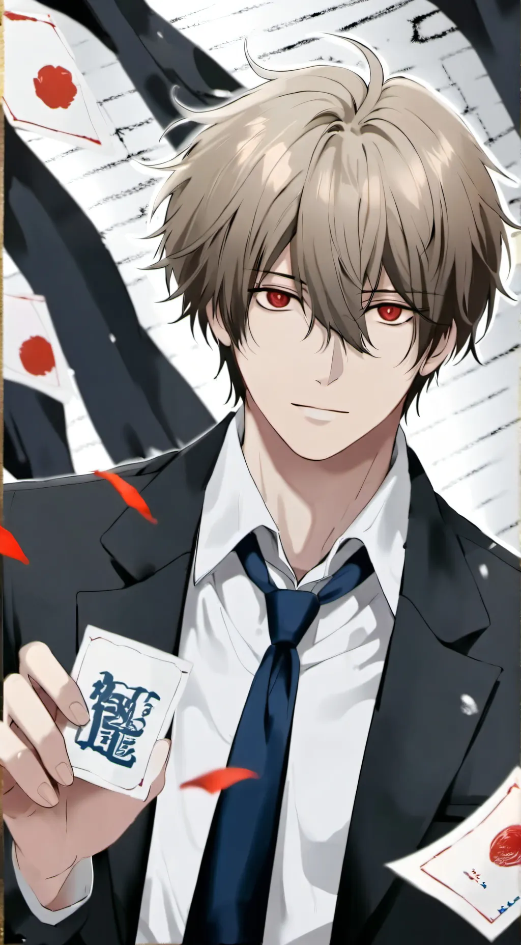 ai character: death note background