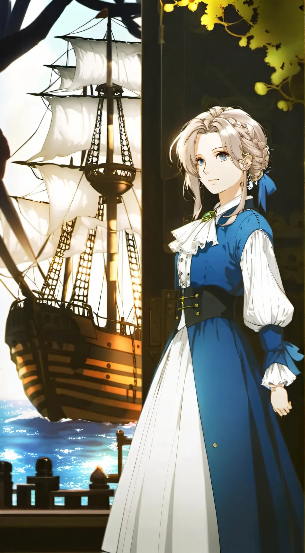ai character: kny pirates background