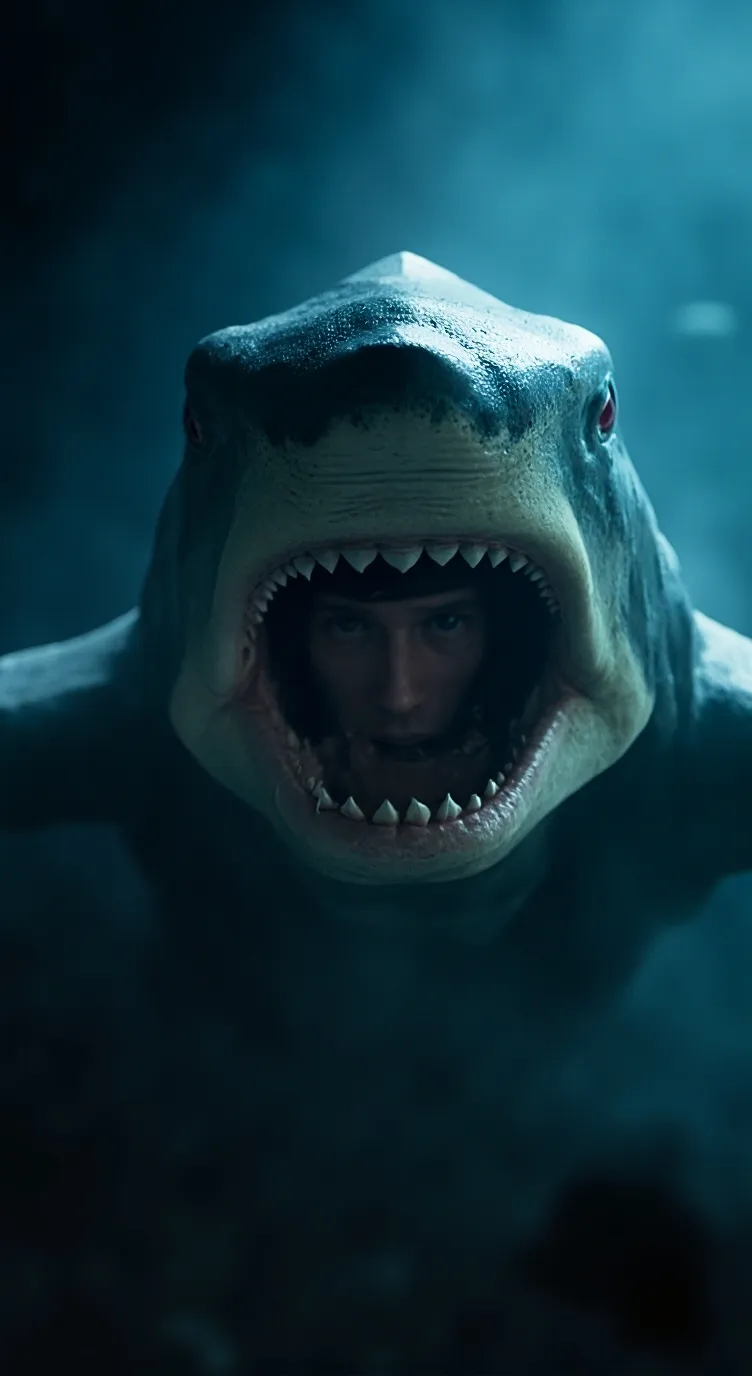 ai character: Pjo shark  background