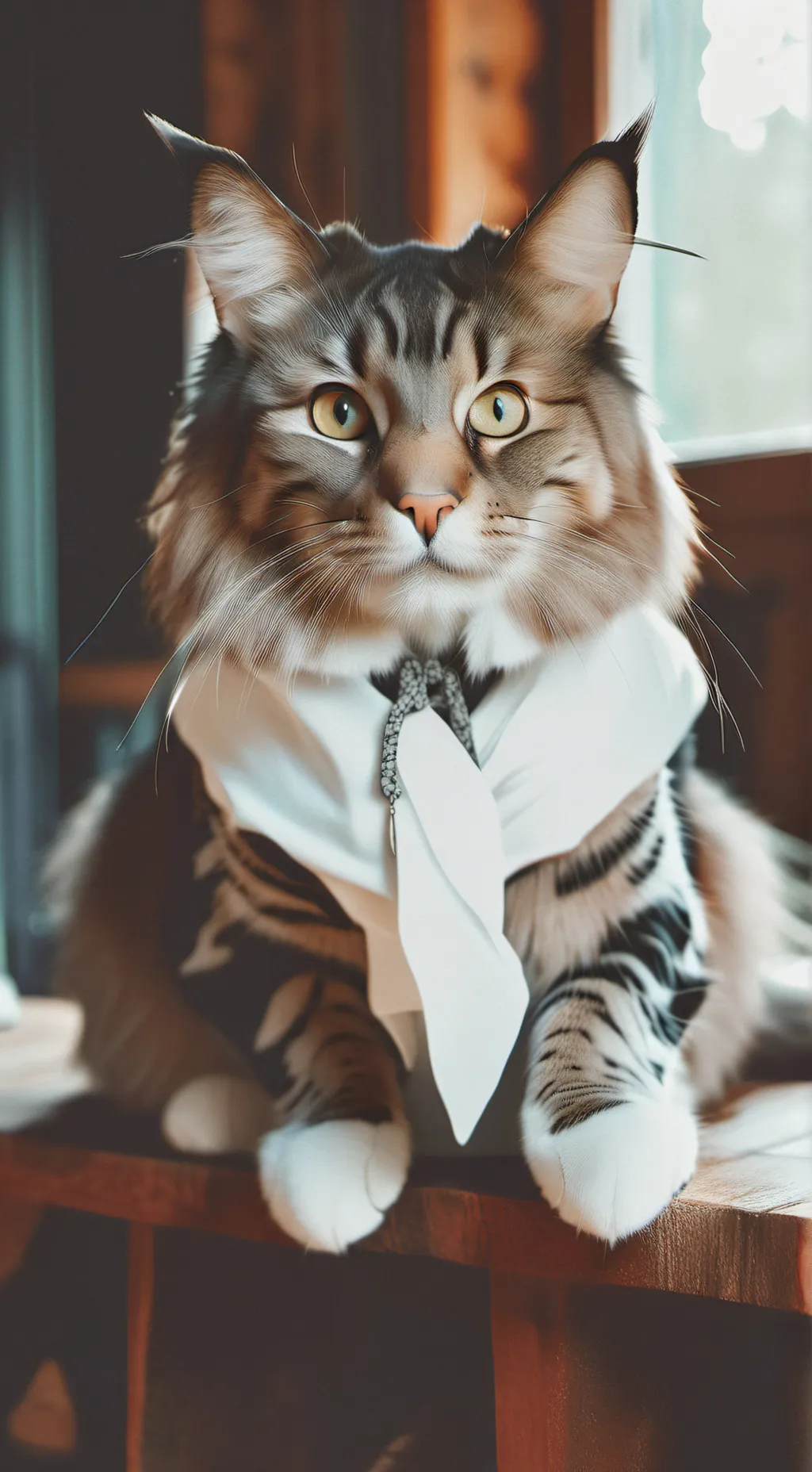 ai character: gato inteligente 🧠 background