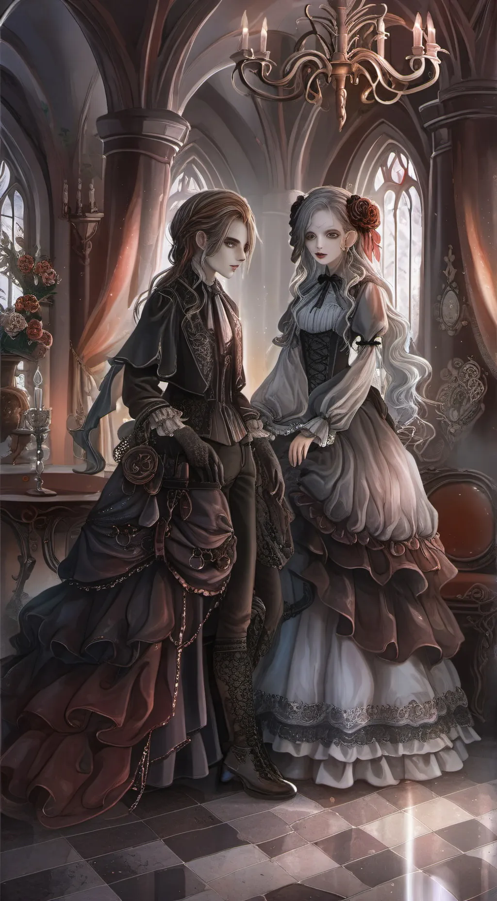 ai character: Valore sisters background